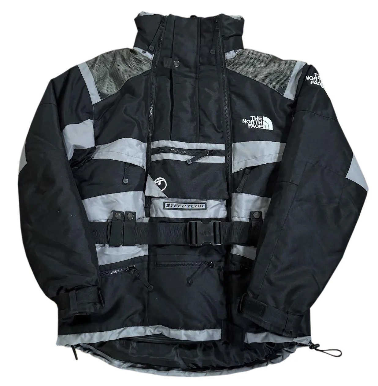 THE NORTH FACE STEEP TECH XL表記 The+North+Face+Black+Grey+